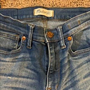 Madewell high rise skinny jeans